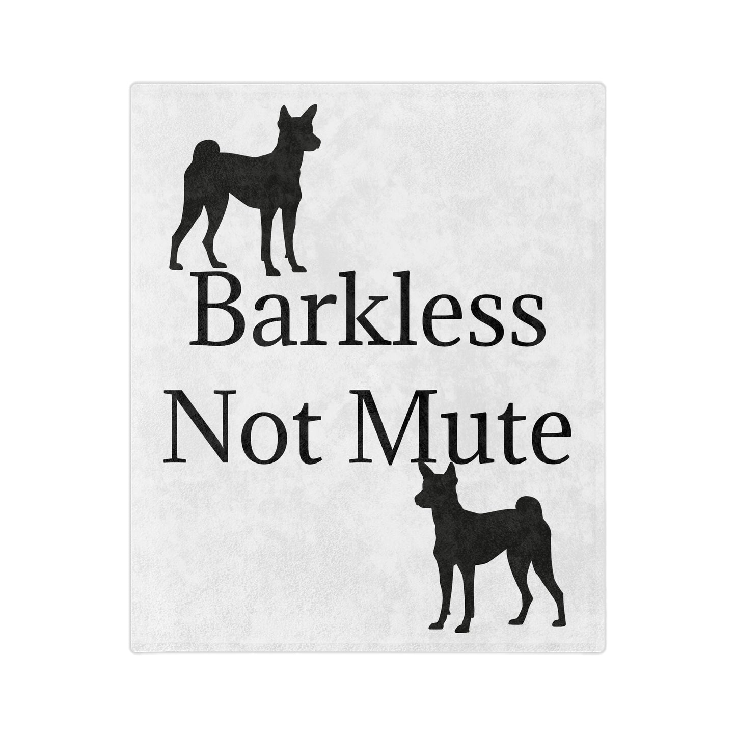 Barkless Not Mute Velveteen Microfiber Blanket