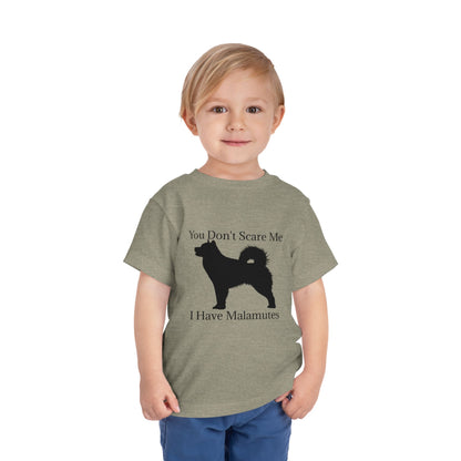 You Don't Scare Me Toddler Unisex Short Sleeve Crewneck Tee