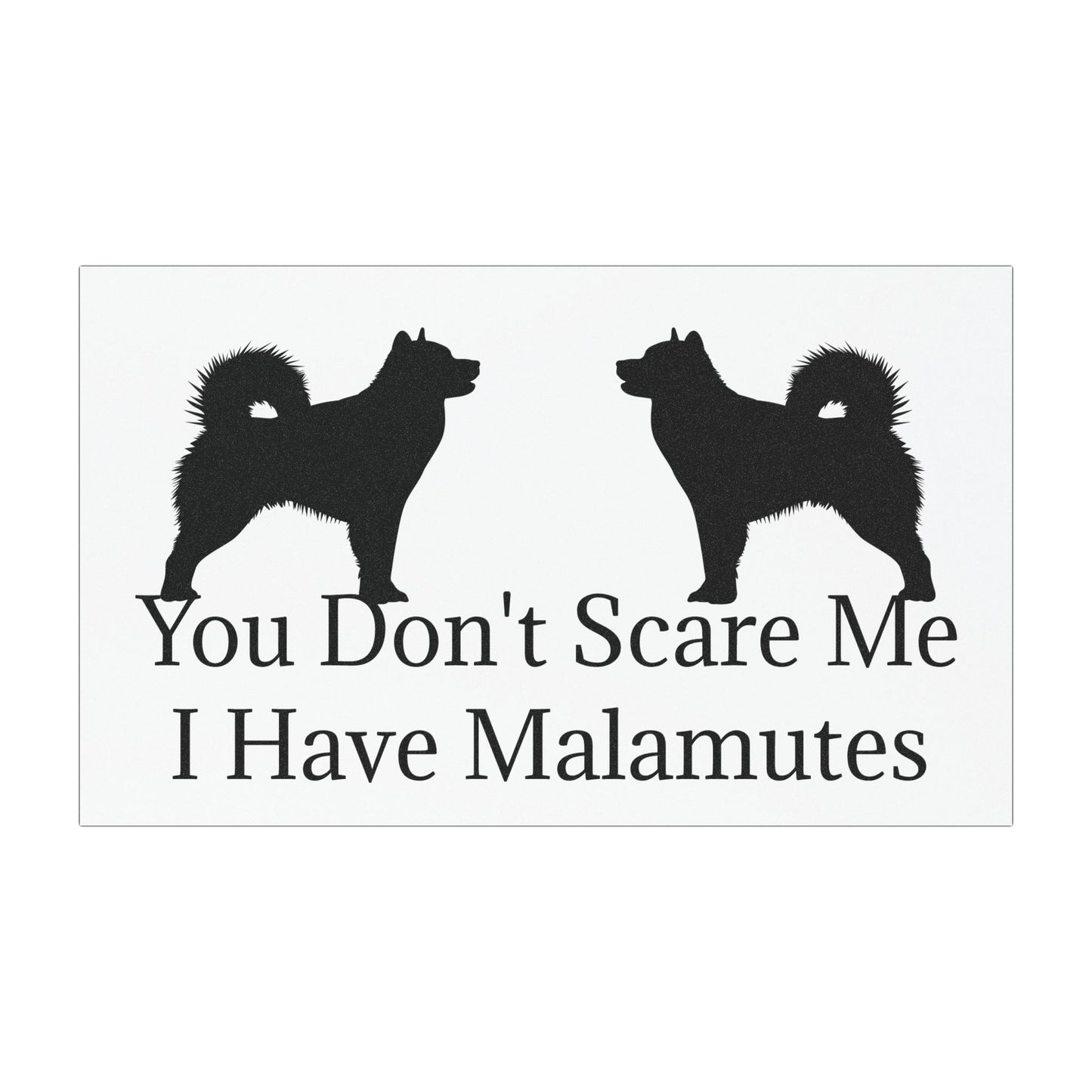 You Don't Scare Me Indoor/Outdoor Magnet