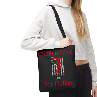 Climbing Poles Tote Bag