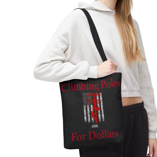 Climbing Poles Tote Bag