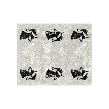 Santa Paws Doberman Crushed Velvet Blanket