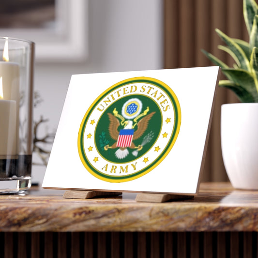 US Army Ceramic Photo Tile