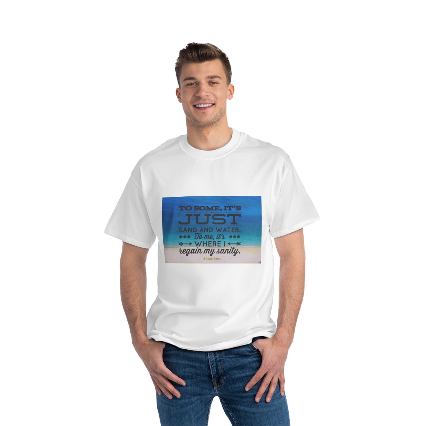 Dr, Beach Men's Short-Sleeve Crewneck Tee