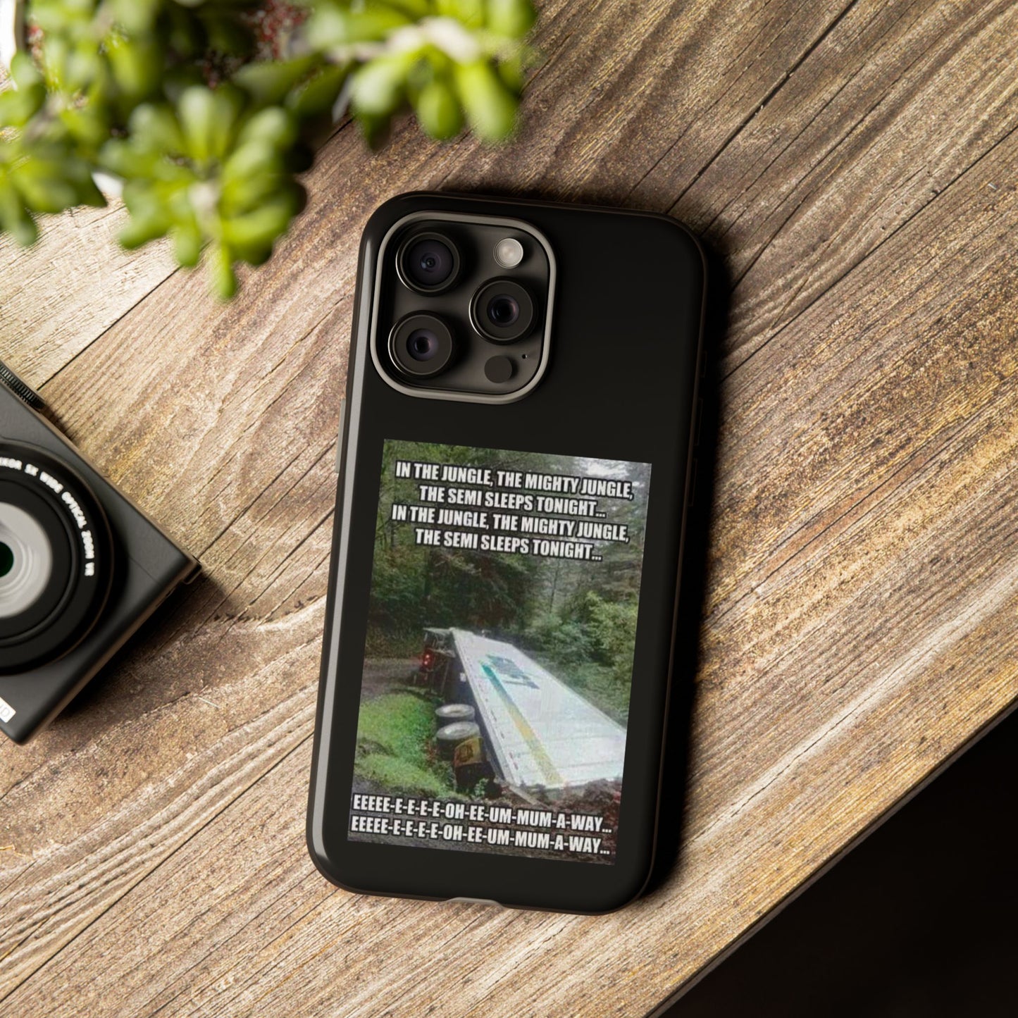 Semi Sleeps iPhone Case