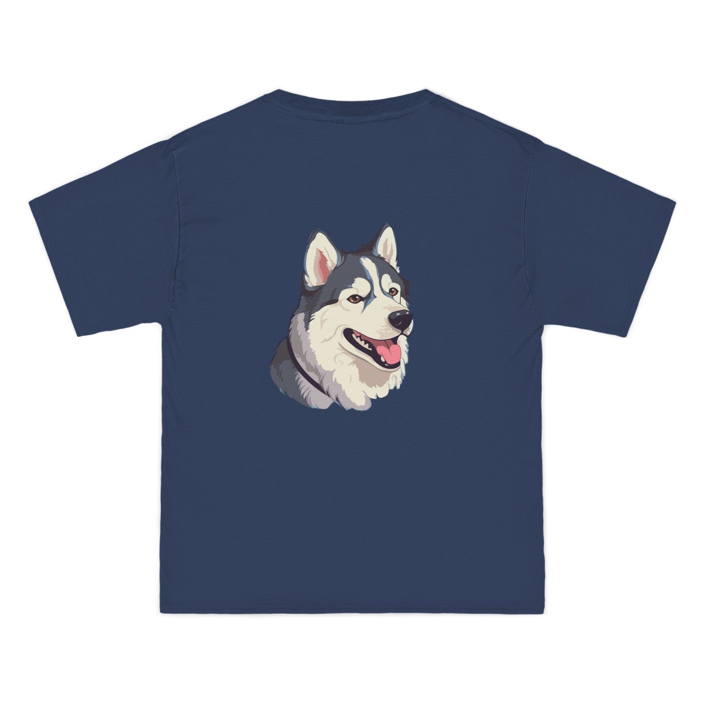 Malamute Head Men's Short-Sleeve Crewneck Tee
