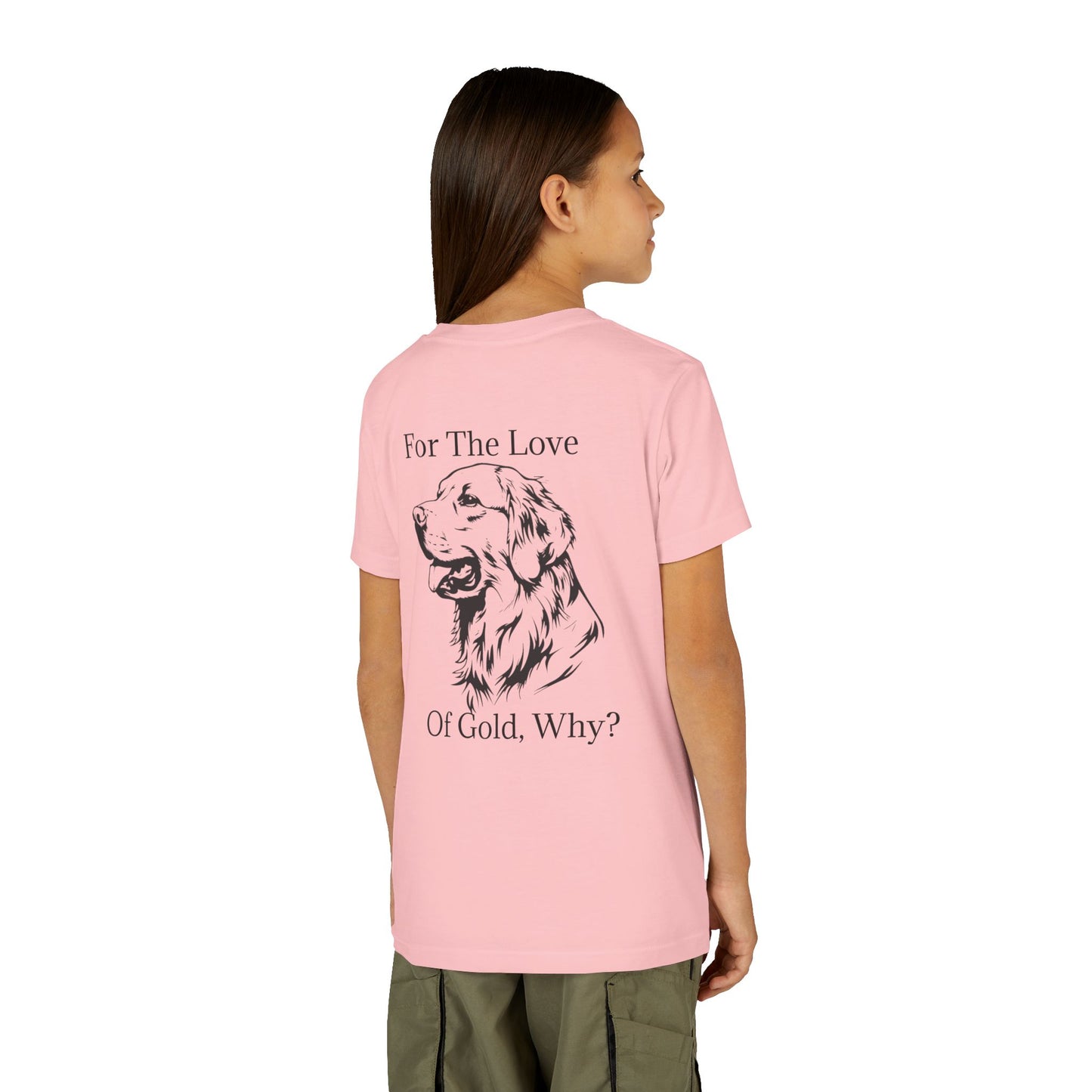 For The Love Of Gold Youth Unisex Short Sleeve Crewneck Tee