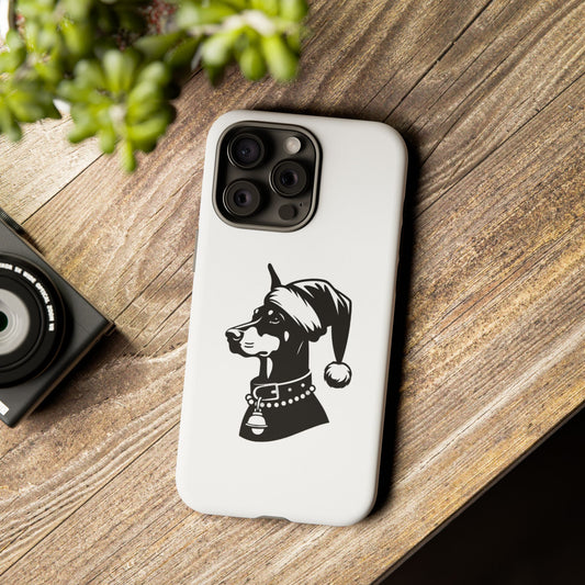 Santa Paws Doberman iPhone Case