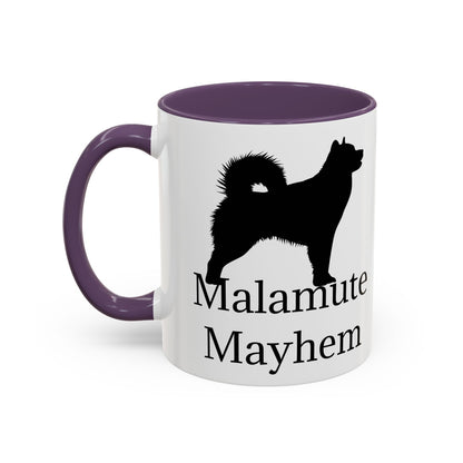 Malamute Mayhem 2-Tone Coffee Mug
