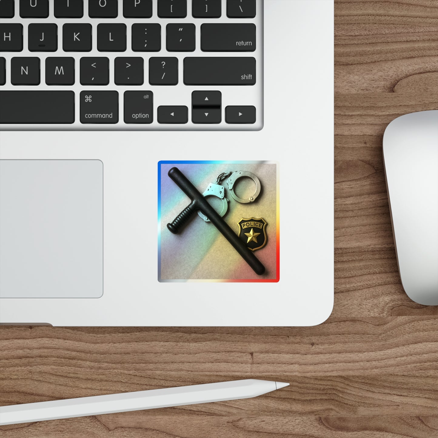 Law Enforcement Appreciation Holographic Sticker