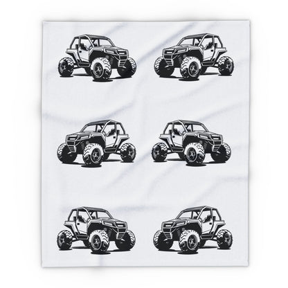 Off The Beaten Path Side By Side Arctic Fleece Blanket