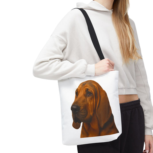 Bloodhound Head Tote Bag