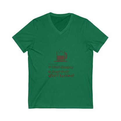 Not Enough Unisex Short Sleeve V-Neck Tee