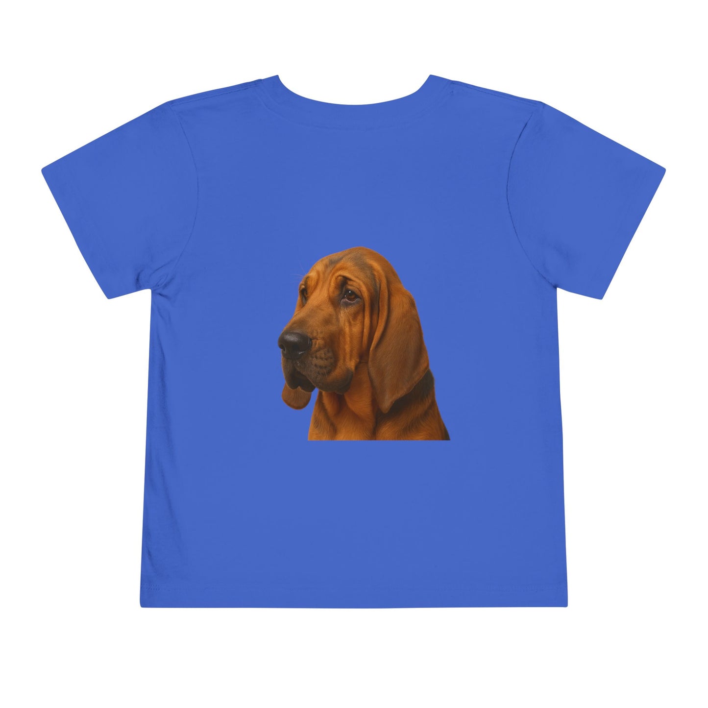 Bloodhound Head Toddler Unisex Short Sleeve Crewneck Tee