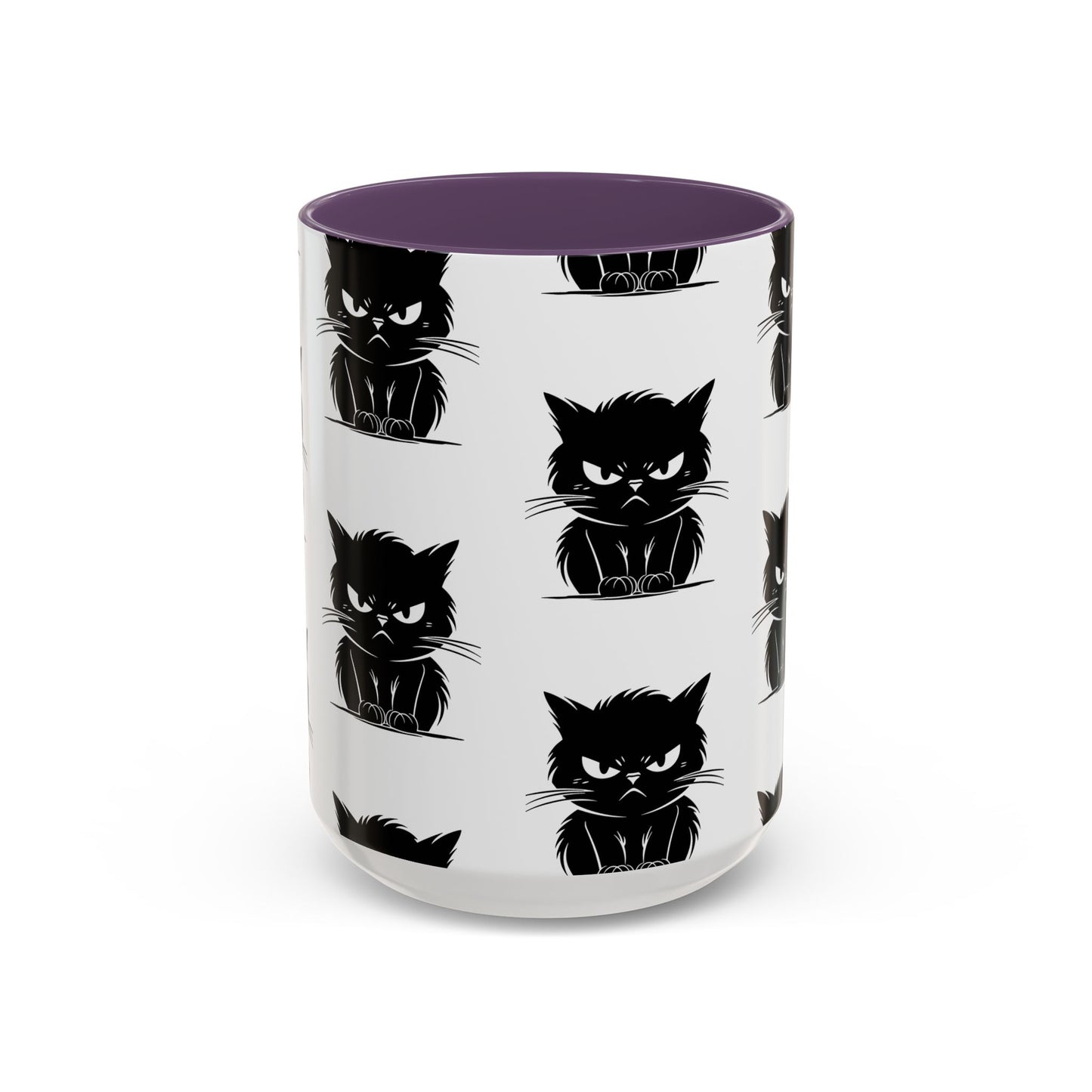 Angry Cat 2-Tone Coffee Mug