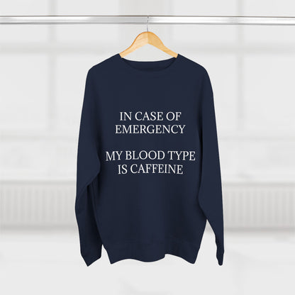 Blood Type Unisex Crewneck Sweatshirt