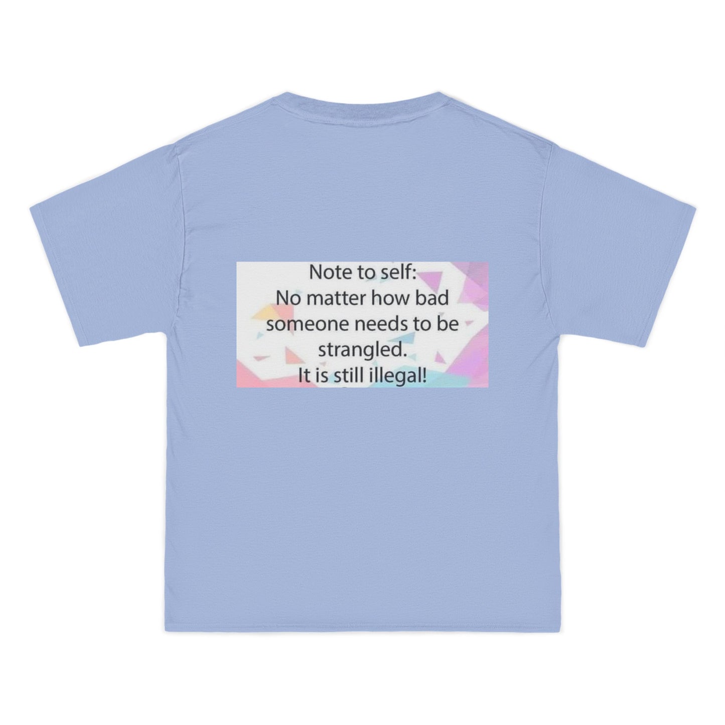 Note To Self Men's Short-Sleeve Crewneck Tee