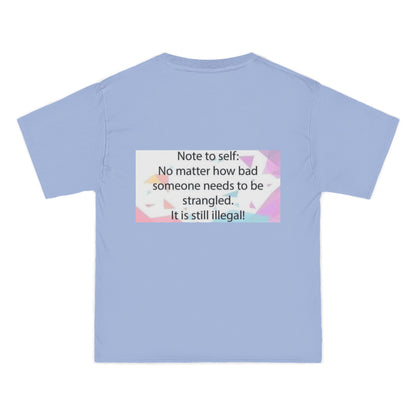 Note To Self Men's Short-Sleeve Crewneck Tee