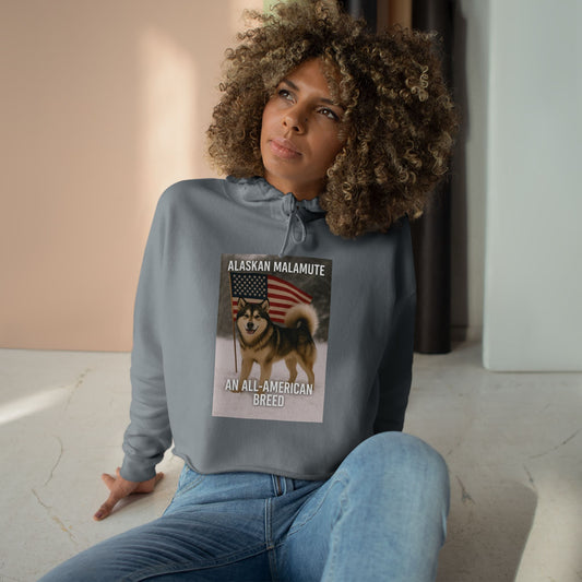 All-American Breed Women's Crop Hoodie