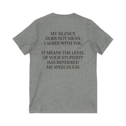 Speechless Unisex Short Sleeve V-Neck Tee