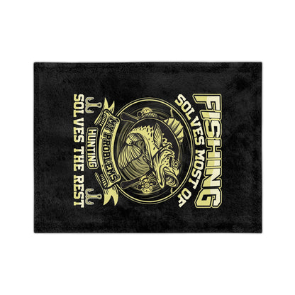 Problem Solving Velveteen Microfiber Blanket
