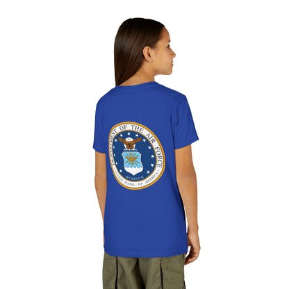 US Air Force Youth Unisex Short Sleeve Crewneck Tee