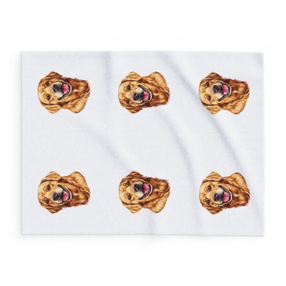 Golden Head Arctic Fleece Blanket