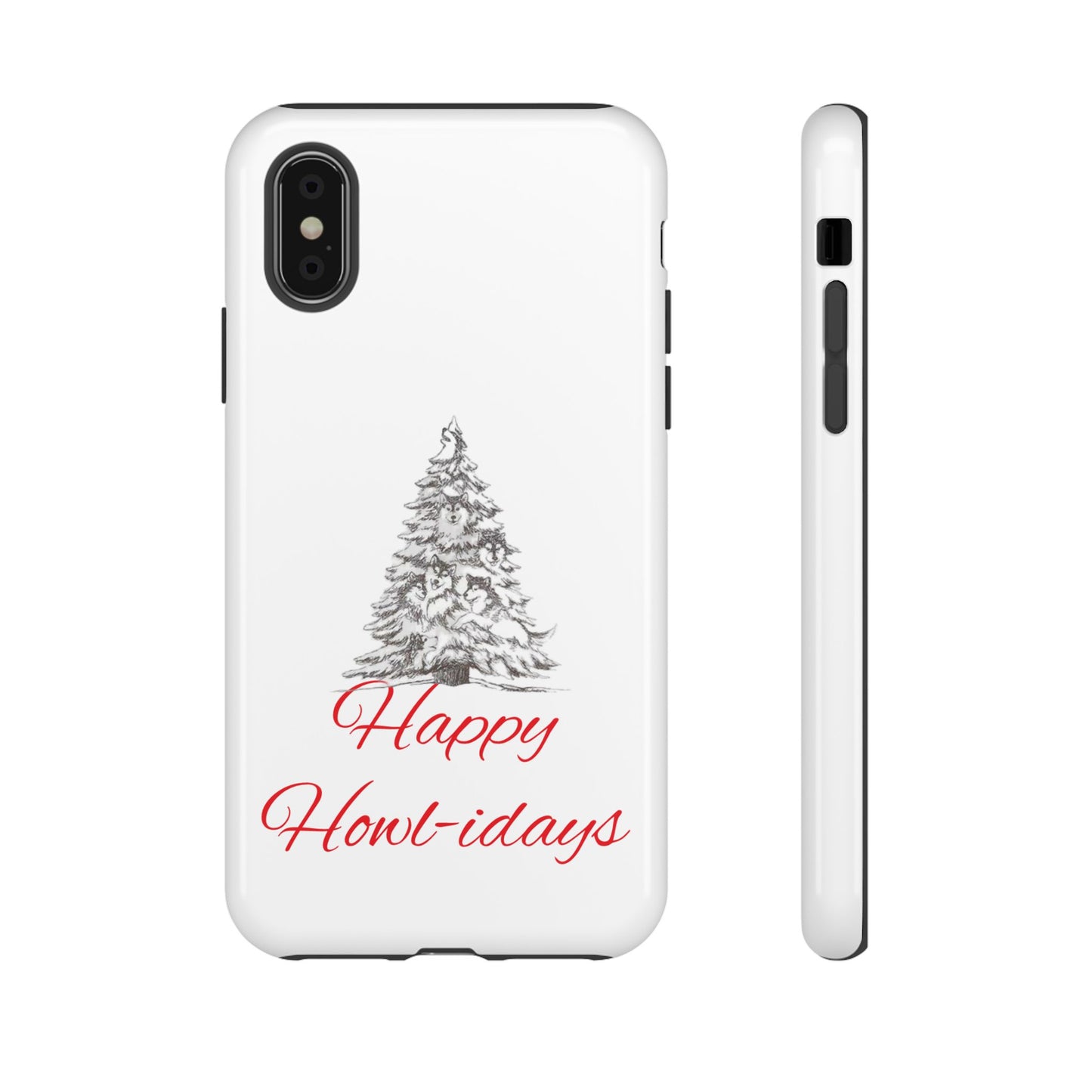 Happy Howl-idays iPhone Case
