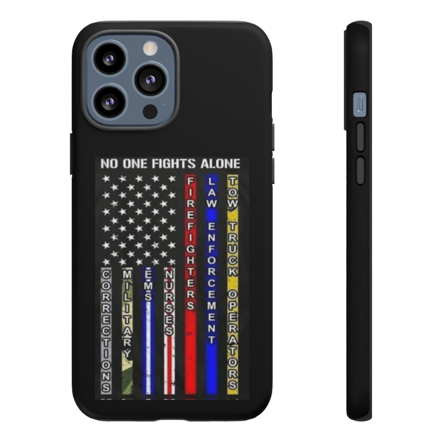 No One Fights Alone iPhone Case