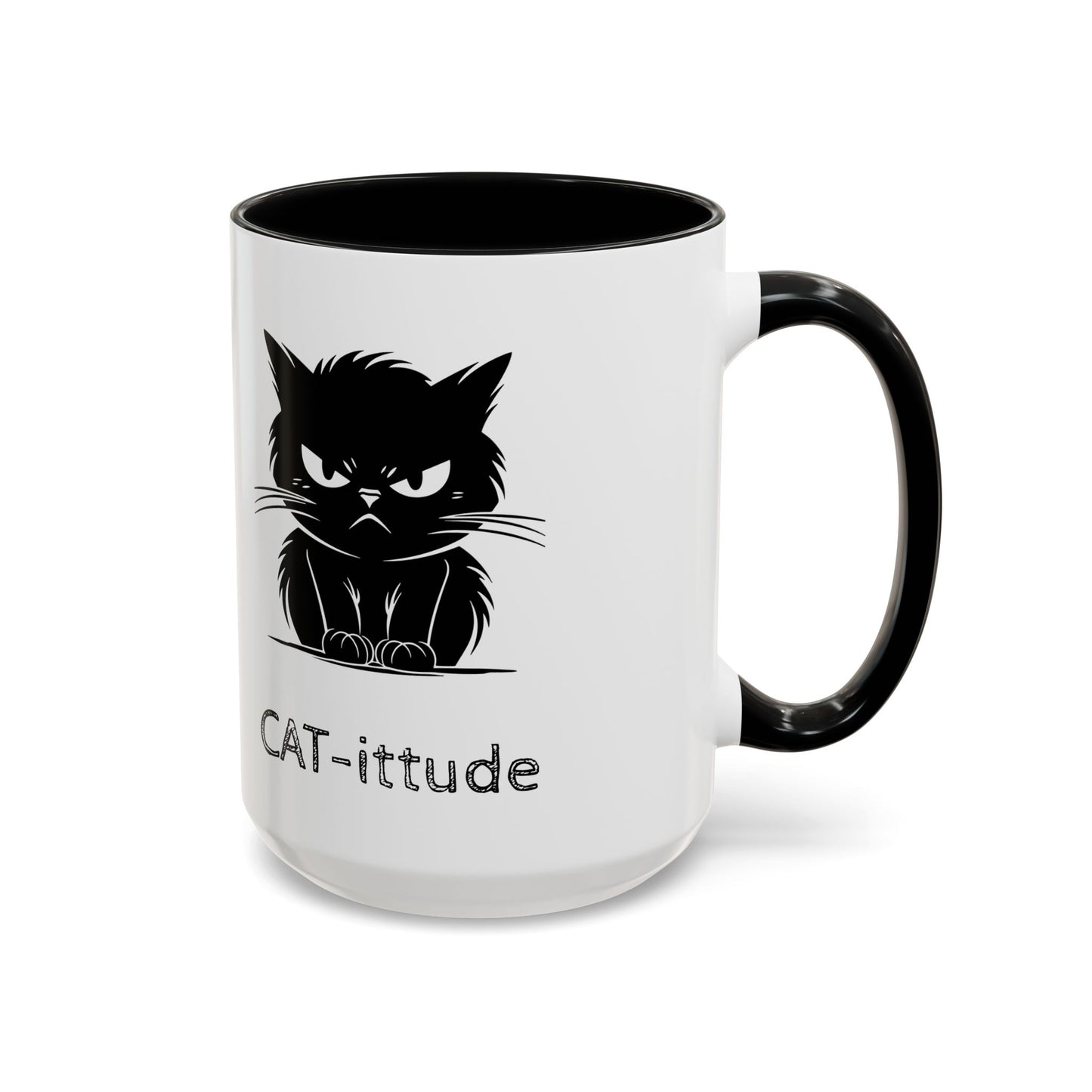 CAT-ittude 2-Tone Coffee Mug