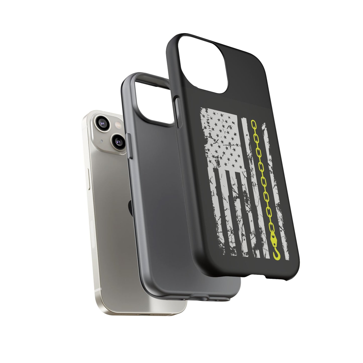 Thin Yellow Line iPhone Case