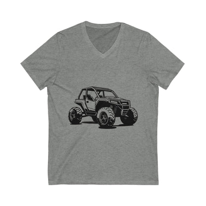Off The Beaten Path Side By Side Unisex Short Sleeve V-Neck Tee