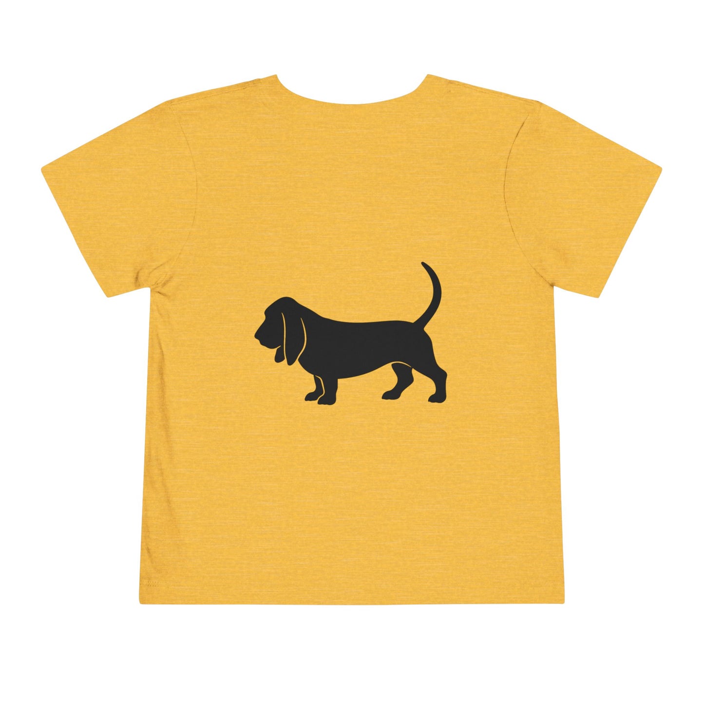 Basset Hound Toddler Unisex Short Sleeve Crewneck Tee