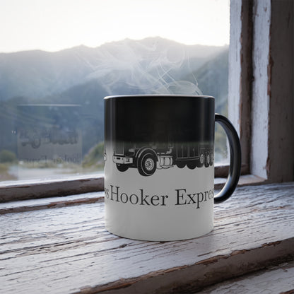 H**ker Express Heavy Tow Truck Color Changing Mug