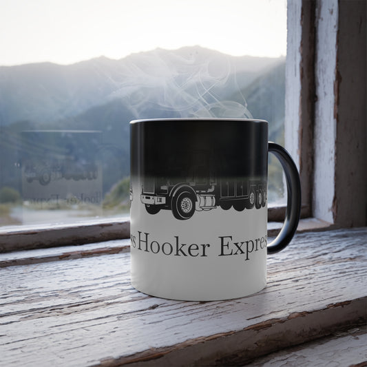 H**ker Express Heavy Tow Truck Color Changing Mug