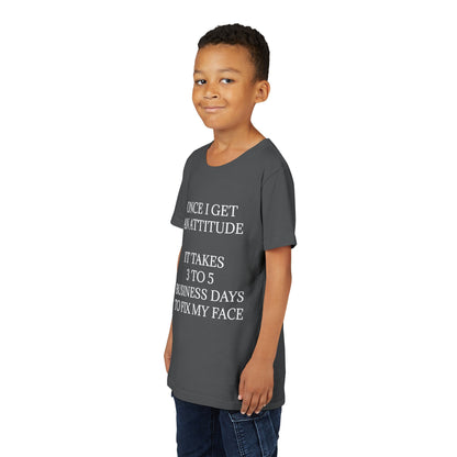 Fix My Face Youth Unisex Short Sleeve Crewneck Tee