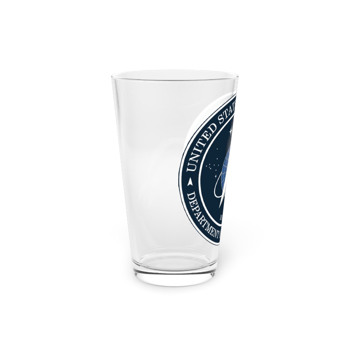 US Space Force Drinking Glass