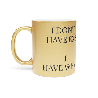 X's And Y's Metallic Coffee Mug