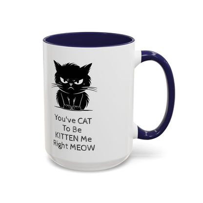 Kitten Me 2-Tone Coffee Mug