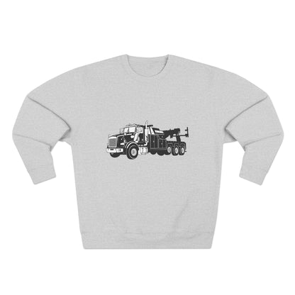 Heavy Tow Truck Unisex Crewneck Sweatshirt