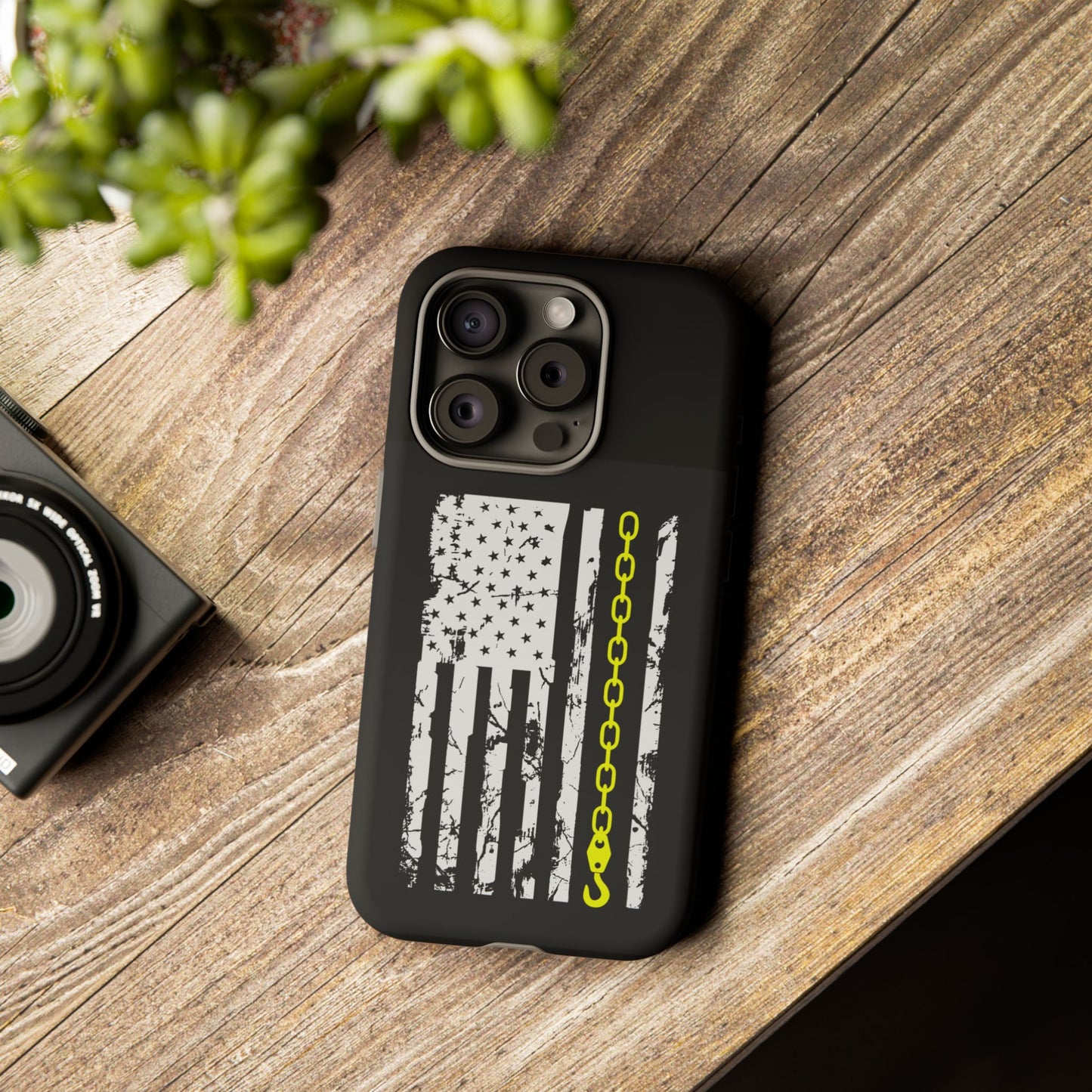 Thin Yellow Line iPhone Case