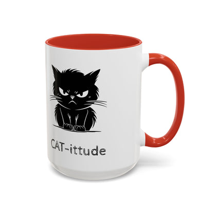 CAT-ittude 2-Tone Coffee Mug