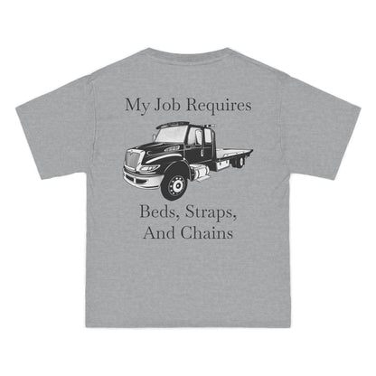 Beds, Straps, And Chains Men's Short-Sleeve Crewneck Tee