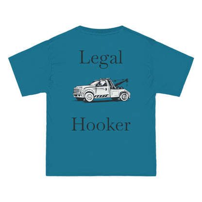 Legal H**ker Wheel Lift Tow Truck Men's Short-Sleeve Crewneck Tee