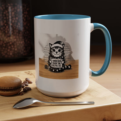 Naughty Cat 2-Tone Coffee Mug
