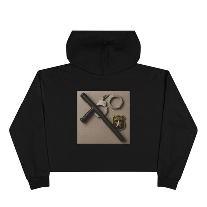 Law Enforcement Appreciation Women's Crop Hoodie