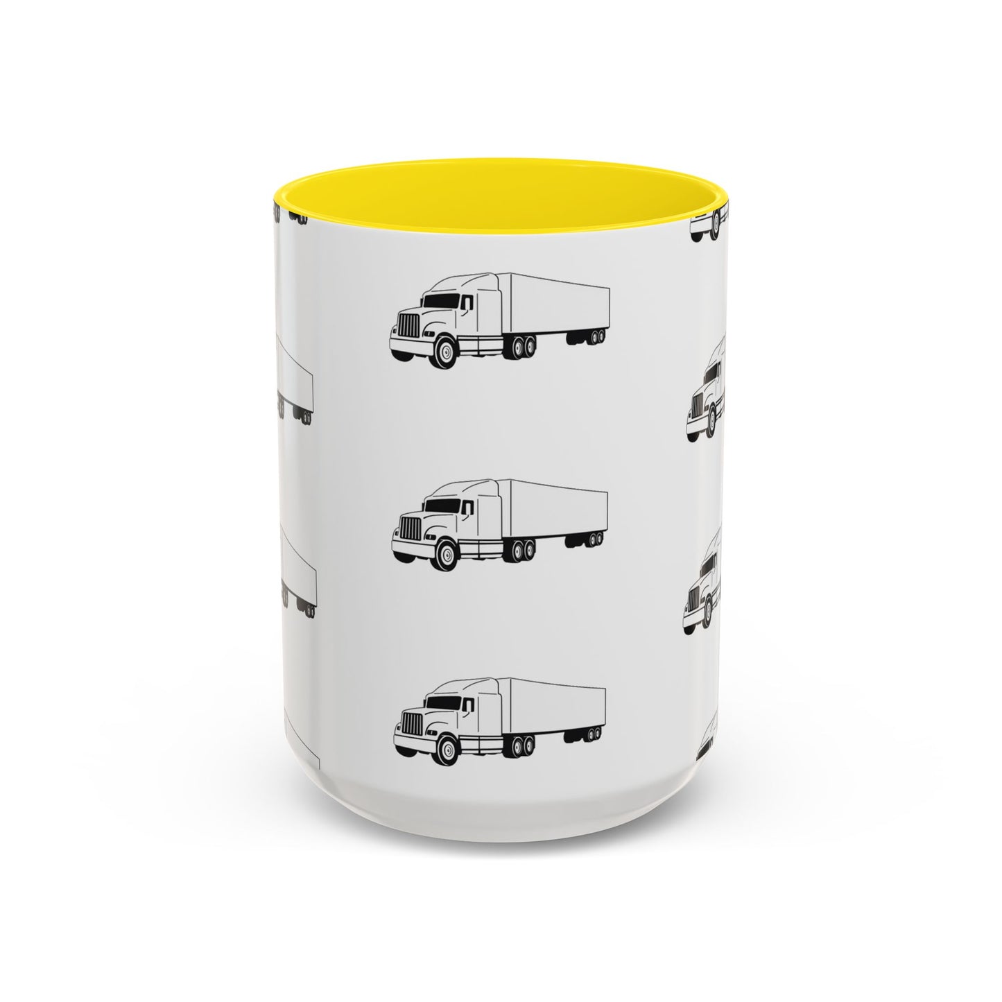 Semi Truck 2-Tone Coffee Mug