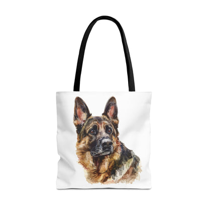 German Shepherd Head Tote Bag