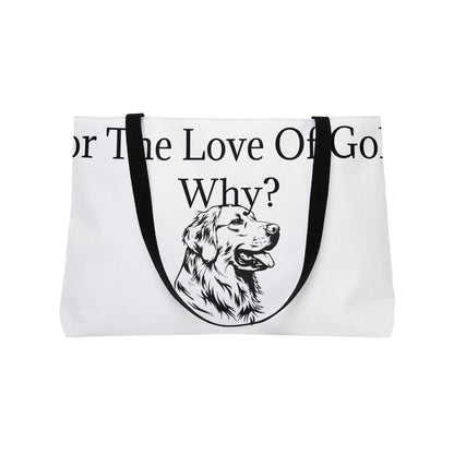 For The Love Of Gold Weekender Tote Bag