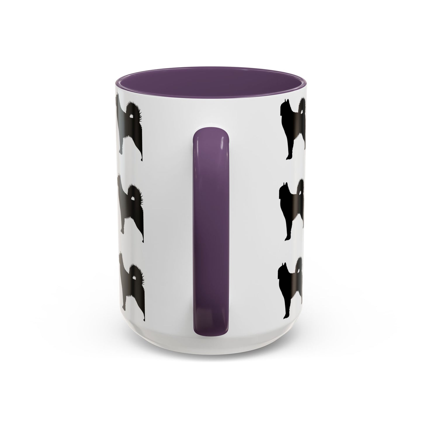 Malamute Silhouette 2-Tone Coffee Mug